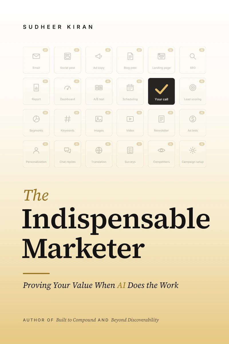 The Indispensable Marketer by Sudheer Kiran