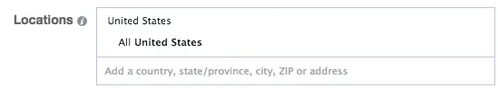 Facebook Ad Location Targeting 1