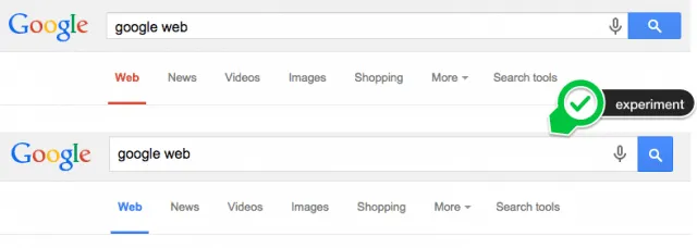 Google Replaced Red-Colored Navigation Links by Blue Links