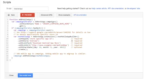 AdWords Scripts