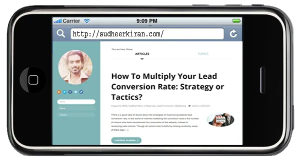 mobile site optimization