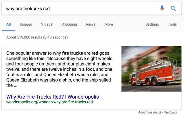 why are fire trucks red?