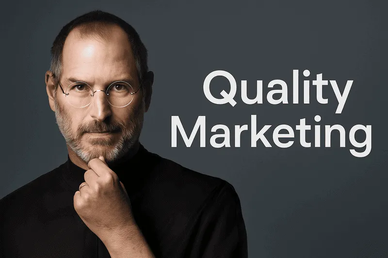 What Steve Jobs Taught Me About Quality Marketing That Every SaaS Founder Gets Wrong
